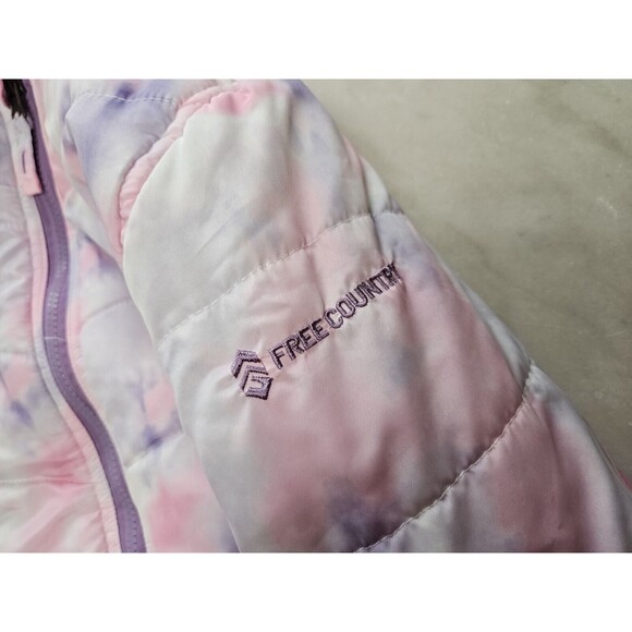 Free Country Girls Hooded Jacket Coat OUTDOOR PINK XL Girls - Picture 4 of 13